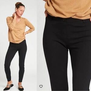 Beta Brand Skinny-Leg Classic Dress Pant Yoga Pants Black Size Medium Minimalist